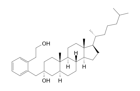 3-.beta.-[2-(2-Hydroxyethyl)phenylmethyl]-5.alpha.-cholestan-3.alpha.-ol