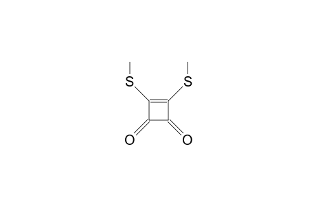 3,4-Bis(methylthio)-1,2-dioxo-cyclobut-3-ene