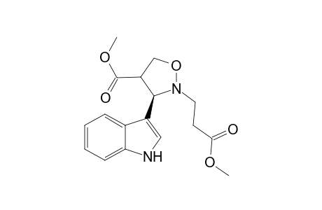 (3R*,4S*) and (3R*,4R*)-3-(Indol-3-yl)-4-methoxycarbonyl-2-(2-methoxycarbonylethyl)isoxazolidine