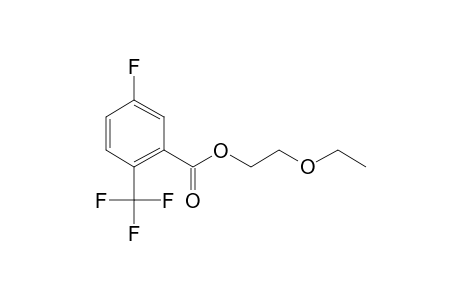 5-Fluoro-2-trifluoromethylbenzoic acid, 2-ethoxyethyl ester