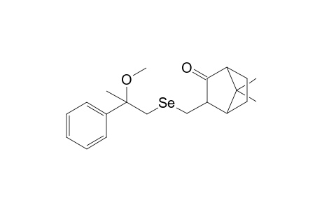 .alpha.-Methoxy-.beta.-(3-selenacamphoryl).alpha.methylstyrene