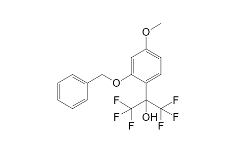 2-(2-Benzyloxy-4-methoxyphenyl)-1,1,1,3,3,3-hexafluoropropan-2-ol