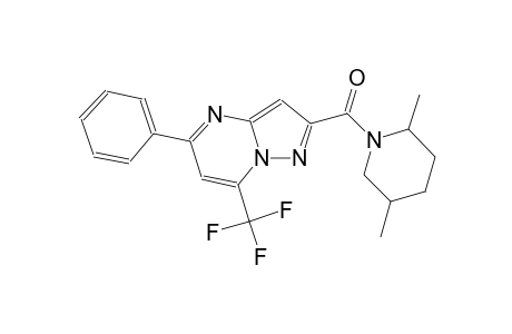 2-[(2,5-dimethyl-1-piperidinyl)carbonyl]-5-phenyl-7-(trifluoromethyl)pyrazolo[1,5-a]pyrimidine