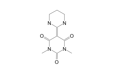 1,3-DIMETHYL-5-(HEXAHYDROPYRIMIDIN-2-YLIDENE)-PYRIMIDINO-2,4,6(1H,3H)-TRIONE