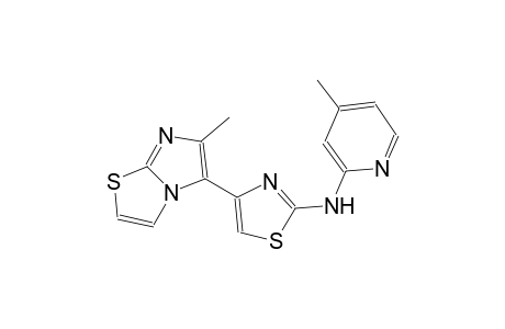 2-pyridinamine, 4-methyl-N-[4-(6-methylimidazo[2,1-b]thiazol-5-yl)-2-thiazolyl]-