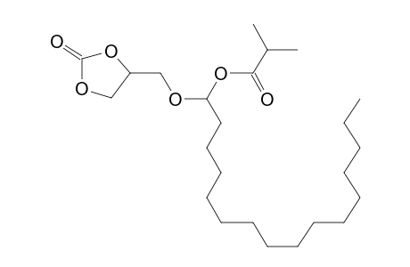 PALMICALDEHYDE, O-(2-OXO-1,3-DIOXOLAN-4-YLMETHYL)-O-(ISOBUTYROYLOXY)ACYLAL