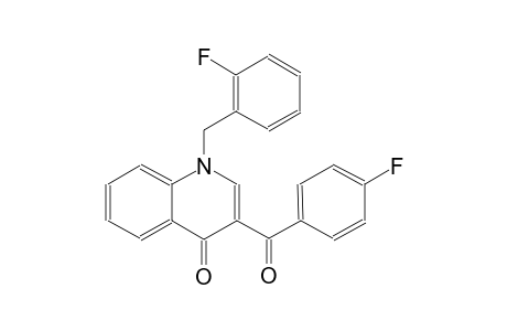 4(1H)-quinolinone, 3-(4-fluorobenzoyl)-1-[(2-fluorophenyl)methyl]-