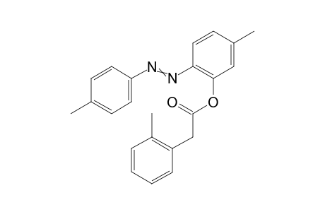 (E)-5-Methyl-2-(p-tolyldiazenyl)phenyl 2-(o-Tolyl)acetate