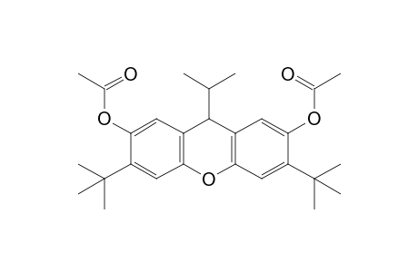 2,7-Diacetoxy-3,6-di-t-butyl-9-isopropyl-9H-xanthene