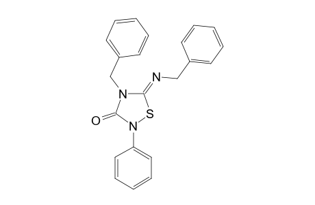 4-BENZYL-5-BENZYLIMINO-2-PHENYL-1,2,4-THIAZOLIDIN-3-ONE