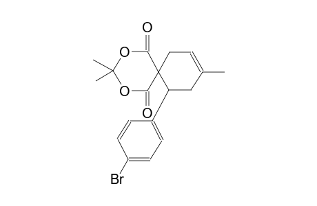 2,4-dioxaspiro[5.5]undec-8-ene-1,5-dione, 11-(4-bromophenyl)-3,3,9-trimethyl-