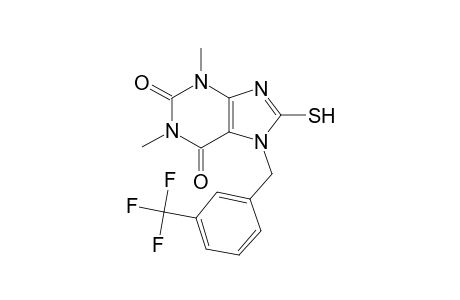 1H-Purine-2,6-dione, 3,7-dihydro-7-(3-trifluoromethylbenzyl)-8-mercapto-1,3-dimethyl-