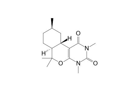 (6aSR,9RS,10aSR)-4,6,6a,7,8,9,10,10a-Octahydro-2,4,6,6,9-pentamethyl-1H-[2]benzopyrano[3,4-d]pyrimidine-1,3(2H)-dione