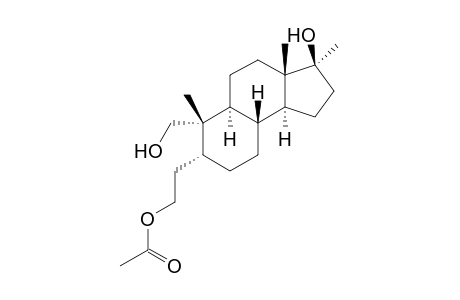 17.alpha.-Methyl-1,3-seco-2-nor-5.alpha.-androstane-1,3,17.alpha.-triol 3-acetate