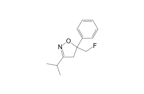 5-(Fluoromethyl)-3-isopropyl-5-phenyl-4,5-dihydroisoxazole