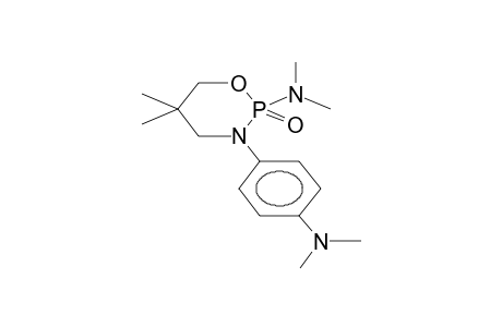 2-DIMETHYLAMINO-2-OXO-3-(4-DIMETHYLAMINOPHENYL)-5,5-DIMETHYL-1,3,2-OXAZAPHOSPHORINANE