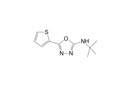 N-tert-Butyl-5-(thiophen-2-yl)-1,3,4-oxadiazol-2-amine
