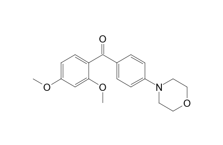 (2,4-Dimethoxyphenyl)(4-morpholinophenyl)methanone