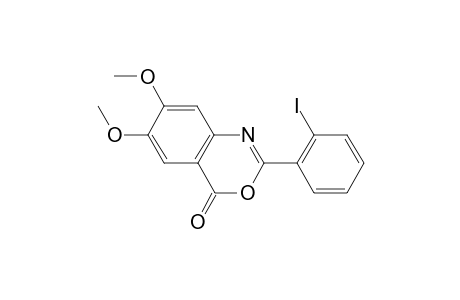 2-(2-Iodophenyl)-6,7-dimethoxy-4H-3,1-benzoxazin-4-one