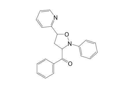 Methanone, phenyl[2-phenyl-5-(2-pyridinyl)-3-isoxazolidinyl]-