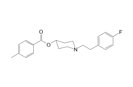 1-[2-(4-Fluorophenyl)ethyl]piperidin-4-yl-4-methyl benzoate