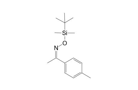 4'-Methylacetophenone -(Z)- {O-(t-butyl)dimethylsilyl]-oxime