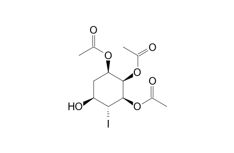 (+-)-1,2-cis-2,3-cis-3,4-trans-4,5-trans-1,2,3-Triacetoxy-4-iodocyclohexan-5-ol