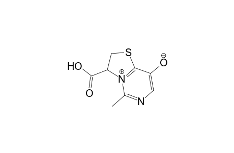 Thiazolo[3,2-c]pyrimidin-4-ium, 3-carboxy-2,3-dihydro-8-hydroxy-5-methyl-, hydroxide, inner salt