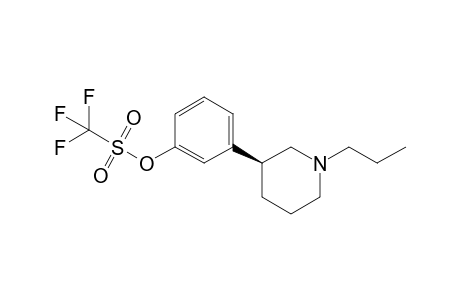 S-(-)-3-[(3-(((Trifluoromethyl)sulfonyl)oxy)phenyl)-N-n-propyl]piperidine