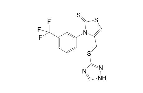 4-(1H-[1,2,4]Triazol-3-ylsulfanylmethyl)-3-(3-trifluormethylphenyl)-2,3-dihydrothiazol-2-thione