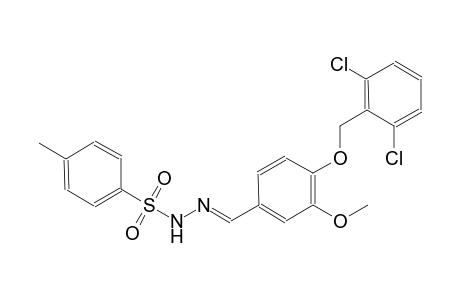 N'-((E)-{4-[(2,6-dichlorobenzyl)oxy]-3-methoxyphenyl}methylidene)-4-methylbenzenesulfonohydrazide