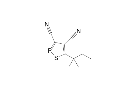 5-(1',1'-Dimethylpropyl)-1,2-thiaphosphole-3,4-dicarbonitrile