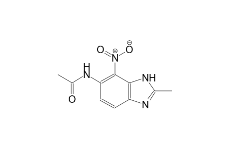 Acetamide, N-(2-methyl-7-nitro-1H-1,3-benzimidazol-6-yl)-