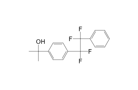 2-[4-(1,1,2,2-tetrafluoro-2-phenyl-ethyl)phenyl]propan-2-ol