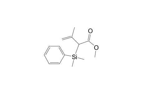 3-Butenoic acid, 2-(dimethylphenylsilyl)-3-methyl-, methyl ester