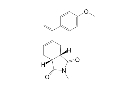 (3aS,7aR)-5-(1-(4-methoxyphenyl)vinyl)-2-methyl-3a,4,7,7a-tetrahydro-1H-isoindole-1,3(2H)-dione