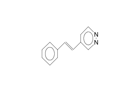 4-[(E)-2-Phenylethenyl]pyridazine
