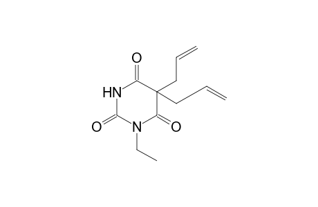 5,5-diallyl-1-ethylbarbituric acid