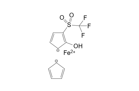 2-(Trifluoromethylsulfonyl)ferrocenol