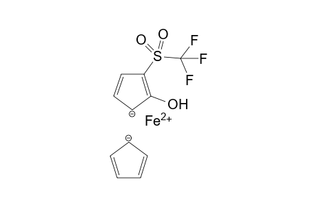 2-(Trifluoromethylsulfonyl)ferrocenol