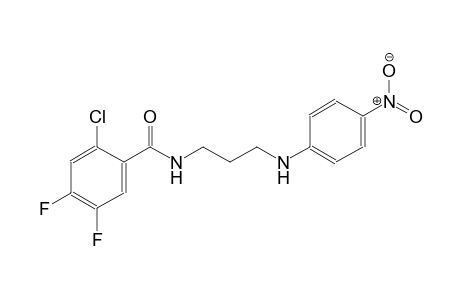 benzamide, 2-chloro-4,5-difluoro-N-[3-[(4-nitrophenyl)amino]propyl]-