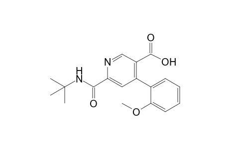 6-[(1,1-Dimethylethylamino)carbonyl]-4-(2-methoxyphenyl)-3-pyridinecarboxylic acid