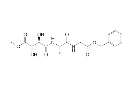 (5S,8R,9R)-1-Benzyl-10-methyl-8,9-dihydroxy-4,7-dioxo-5-methyl-3,6-diazadecanedicarboxylate