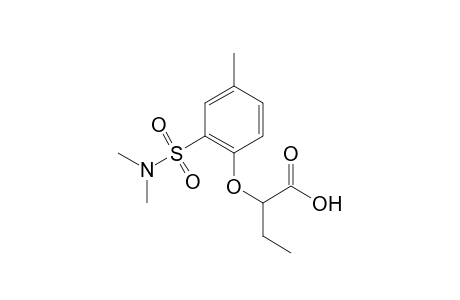 2-{[2-(dimethylsulfamoyl)-p-tolyl]oxy}butyric acid