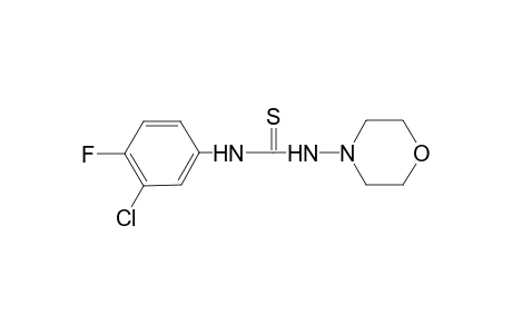 N-(3-chloro-4-fluorophenyl)-N'-(4-morpholinyl)thiourea