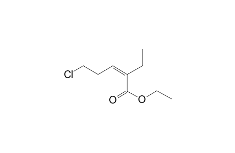 (Z)-5-chloro-2-ethyl-2-pentenoic acid ethyl ester