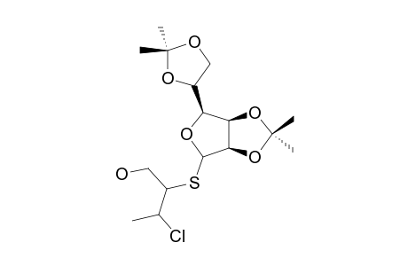 [(1S*,2R*)-2-CHLORO-1-(HYDROXYMETHYL)-PROPYL]-2,3:5,6-DI-O-ISOPROPYLIDEN-1-THIO-BETA-D-MANNOFURANOSIDE