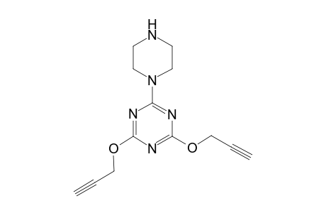 1,3,5-Triazine, 2-(1-piperazinyl)-4,6-bis(2-propynyloxy)-