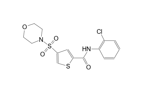 N-(2-chlorophenyl)-4-(4-morpholinylsulfonyl)-2-thiophenecarboxamide