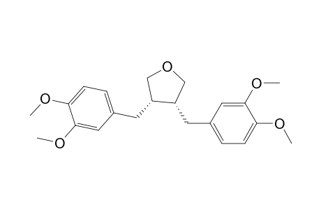 Furan, 3,4-bis[(3,4-dimethoxyphenyl)methyl]tetrahydro-, (3R-trans)-